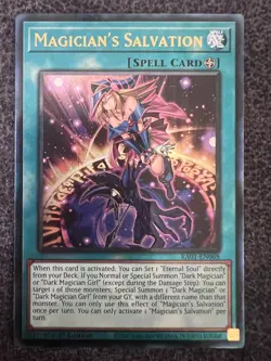 Yugioh Magician's Salvation RA01-EN068 Ultimate Rare 1st Edition NM - Image 1