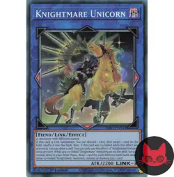 Yugioh Knightmare Unicorn RA01-EN043 Collector's Rare 1st Edition NM - Image 1
