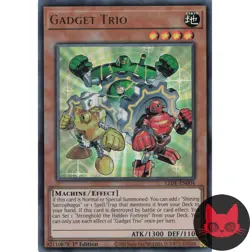Yugioh Gadget Trio LEDE-EN004 Ultra Rare 1st Edition NM - Image 1