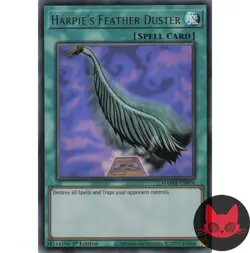 Yugioh Harpie's Feather Duster MAMA-EN076 Ultra Rare 1st Edition NM - Image 1