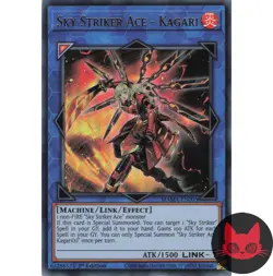 Yugioh Sky Striker Ace - Kagari MAMA-EN005 Ultra Rare 1st Edition NM - Image 1