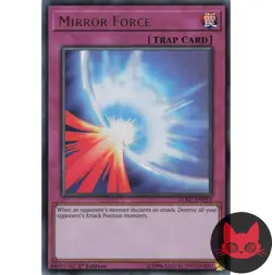 Yugioh Mirror Force LCKC-EN053 Ultra Rare 1st Edition NM - Image 1