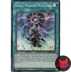Yugioh Spell Power Mastery SR08-EN022 Super Rare 1st Edition NM - Image 1