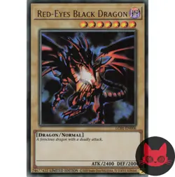 Yugioh Red-Eyes Black Dragon LC01-EN006 Reprint Ultra Rare Limited Edition NM - Image 1