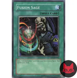 Yugioh Fusion Sage DP1-EN015 Common NM - Image 1
