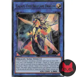 Yugioh Galaxy-Eyes Solflare Dragon SOFU-EN042 Ultra Rare NM - Image 1
