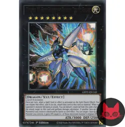 Yugioh Number 38: Hope Harbinger Dragon Titanic Galaxy GFP2-EM143 Ultra 1st NM - Image 1