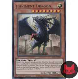 Yugioh Judgment Dragon BLC1-EN012 Silver Ultra Rare 1st Edition NM - Image 1