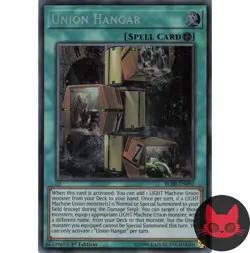 Yugioh Union Hangar BLRR-EN092 Secret Rare 1st Edition LP - Image 1