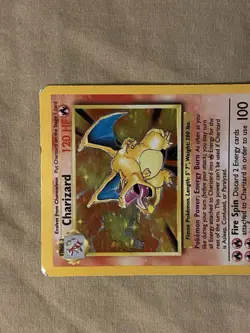 Charizard Holo 4/102 Base Set HP (Heavily Played) Pokemon TCG Vintage Chase Card - Image 4