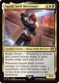 Squall, SeeD Mercenary FOIL Final Fantasy NM Creature Rare MAGIC CARD ABUGames - Image 1