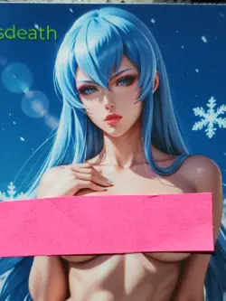 1/1 Only 1 Made Esdeath Spicy Lingerie Topless Lonestar Customs Waifu Card - Image 2