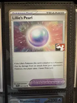 Lillie's Pearl - Prize Pack Series 7 - Journey Together Cosmos Holo Pokemon Card - Image 1