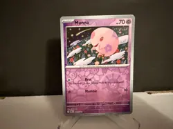 2025 Pokemon TCG Munna 035 S&V Black Bolt Reverse Holo Card NM+ - Image 1