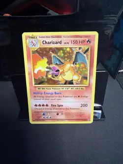 Pokemon TCG Charizard Evolutions Holo Rare Card 2016 11/108 - Image 1