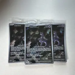 Lot of 3 MEWTWO 052 Scarlet Violet 151 Promo Pokemon Card SEALED - Image 1