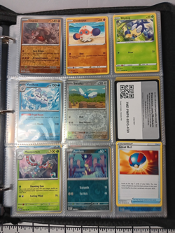 Pokemon Card lot in a zipper binder Japanese, reverse holo preowned - Image 2