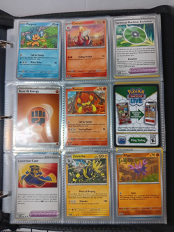Pokemon Card lot in a zipper binder Japanese, reverse holo preowned - Image 3