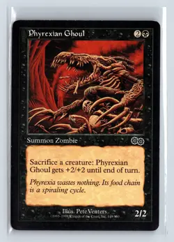 PHYREXIAN GHOUL - MTG Magic the Gathering Card - Urza's Saga - Common - Image 1