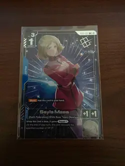 Sayla Mass Winner Promo Foil Gundam Card Game GD01-087 - Image 1