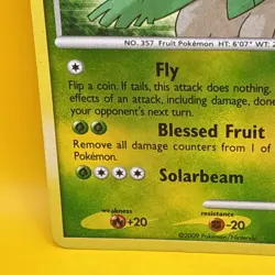 TROPIUS LV.35 ( 52/111 ) 2009 Pokemon/ Nintendo Card Reverse Holo - Image 5