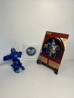 Bakugan Aquos Elico Battle Brawlers 680G W/Card RARE - Image 1