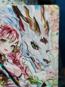 Mitsuri SCR Dragon Demon Slayer Wedding 3 #114/199 Rare Foil Waifu Serial Card - Image 3