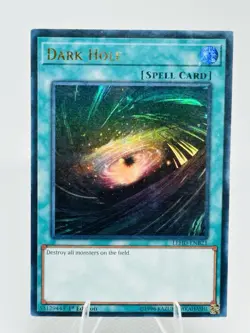 Dark Hole 1st Edition LEHD-ENB21 Yugioh Spell Card Holo Near Mint - Image 1