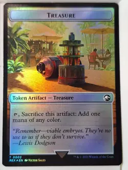 Angel/Treasure - Foil Token - Lost Caverns of Ixalan - Magic the Gathering MTG - Image 2