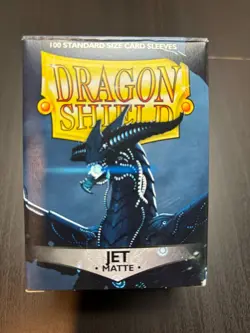 1 Empty Deck Box - Dragon Shield Jet Black Matte - Magic the Gathering MTG - Image 1
