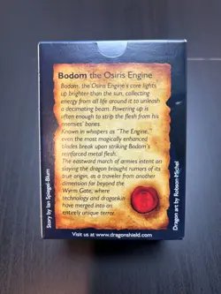 1 Empty Deck Box - Dragon Shield Jet Black Matte - Magic the Gathering MTG - Image 2
