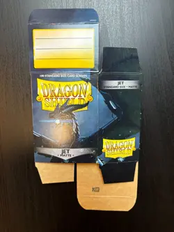 1 Empty Deck Box - Dragon Shield Jet Black Matte - Magic the Gathering MTG - Image 5