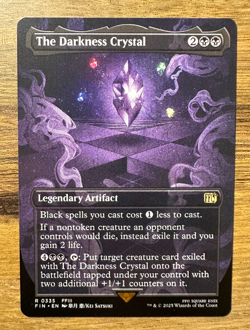 Magic MTG Final Fantasy The Darkness Crystal #335 *NON-FOIL* Borderless Rare - Image 1