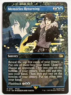 Magic MTG Final Fantasy Memories Returning #331 *NON-FOIL* Borderless Rare - Image 1