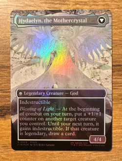 Magic MTG Final Fantasy Venat, Heart of Hydaelyn #329 *FOIL* Borderless Rare - Image 2