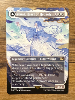 Magic MTG Final Fantasy Venat, Heart of Hydaelyn #329 *NON-FOIL* Borderless Rare - Image 1