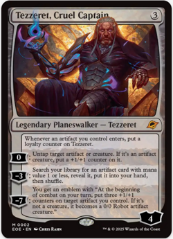 1 x Tezzeret, Cruel Captain - EOE - LP - MTG - Image 1