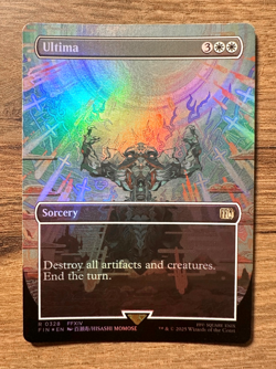 Magic MTG Final Fantasy Ultima #328 *FOIL* Borderless Rare - Image 1