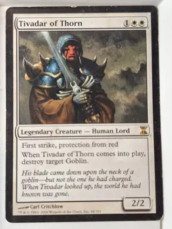 Tivadar of Thorn - Time Spiral - Magic the Gathering MTG Nice! - Image 1