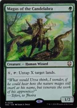 0236 MAGUS OF THE CANDELABRA RARE MODERN HORIZONS 3 COMMANDER MTG CARD - Image 1