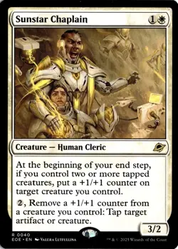 Sunstar Chaplain - Edge of Eternities - MTG - Image 1