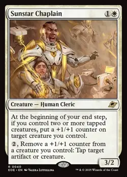 Sunstar Chaplain - Edge of Eternities - MTG - Image 1