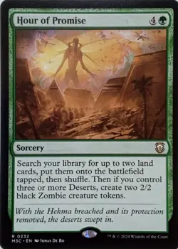 0232 HOUR OF PROMISE RARE MODERN HORIZONS 3 COMMANDER MTG CARD - Image 1