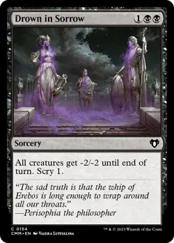 Foil - Drown in Sorrow - 154 / NM / English MTG - Image 1