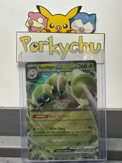 Pokemon TCG Spidops ex 019/198 Sv01: Scarlet & Violet Base Set Holo - Image 1