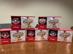 Pokemon Prismatic Evolutions ETB And Pokeball Bundle - Lot Of 5 - Sealed - Image 1