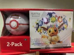 Pokemon Prismatic Evolutions ETB And Pokeball Bundle - Lot Of 5 - Sealed - Image 4