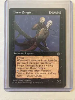 MTG Magic the Gathering Card LP - Baron Sengir Homelands - Image 3
