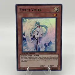 Yugioh! LP Effect Veiler - ORCS-ENSE1 - Super Rare - Limited Edition LP - Image 1