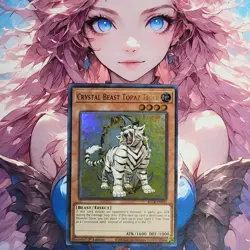 Yugioh - Crystal Beast Topaz Tiger - BLCR-EN050 - Ultra Rare - 1st Ed - NM - Image 1